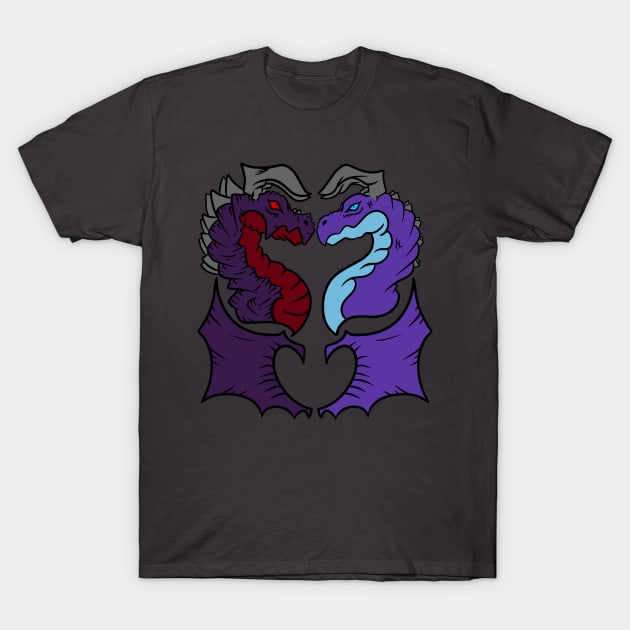 Dragons in Love T-Shirt by SoraLorr